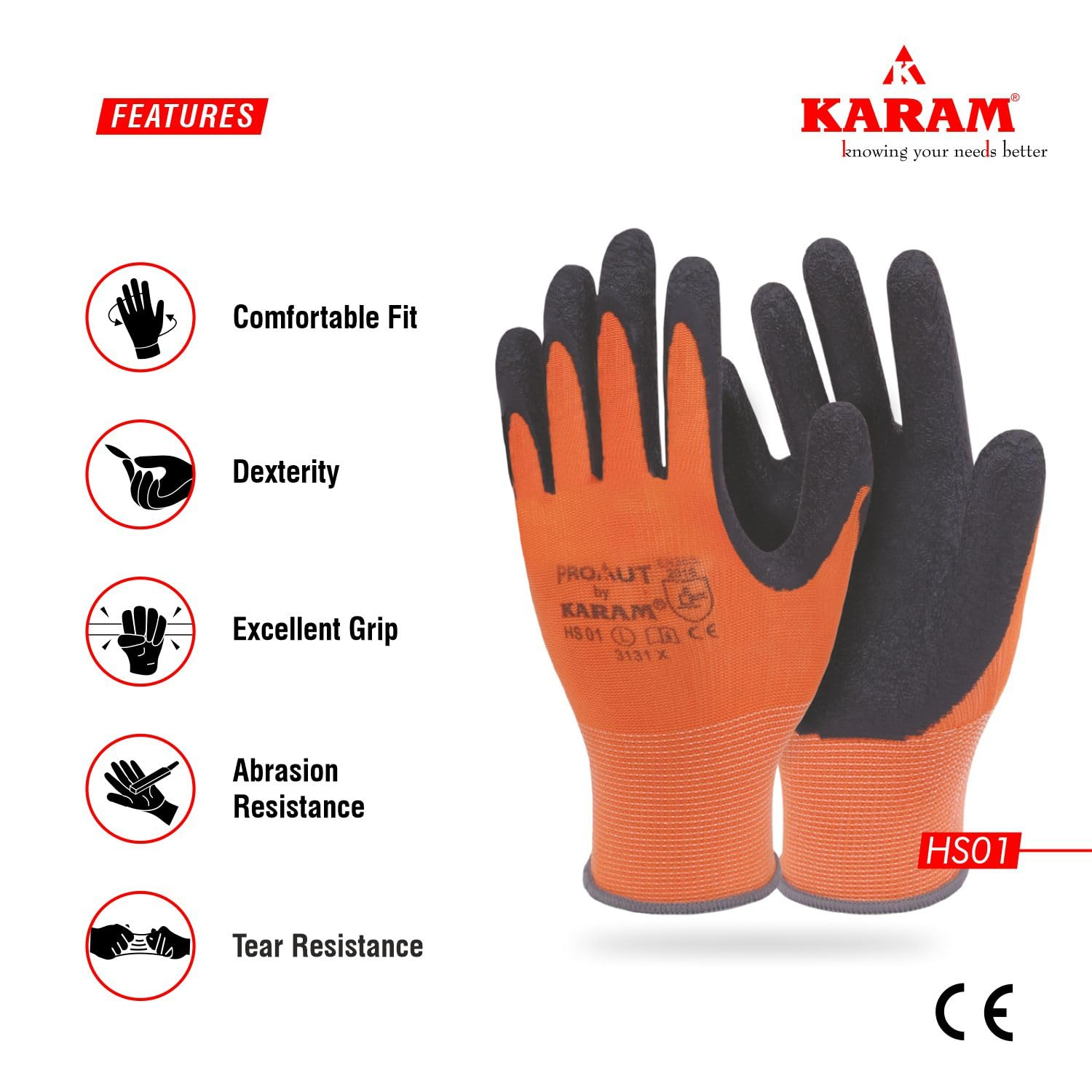 Karam Safety gloves hs 01 3